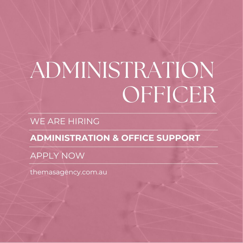 Image presents Administration Officer Jobs East Melbourne