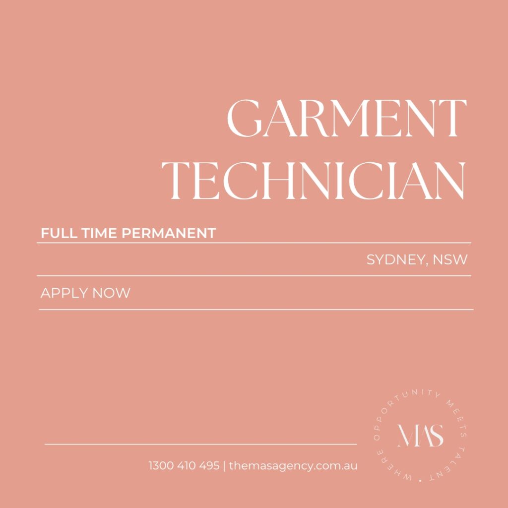 Image presents Fashion Jobs Sydney